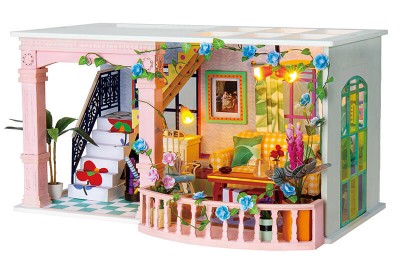 Maison miniature à créer Joli patio
